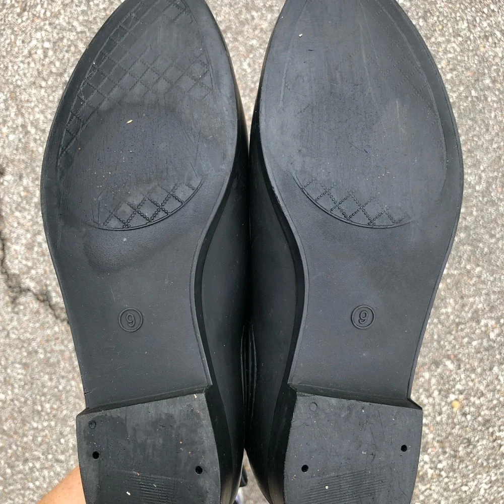 Jeffrey Campbell Black Ankle Rain Boots. Size 9.